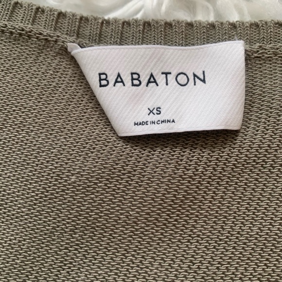Babaton sweater top size XS stylish scoop neck - Picture 5 of 7